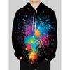 3D Printed Men's Hoodie, Fashionable Casual Versatile and Trendy Sportswear