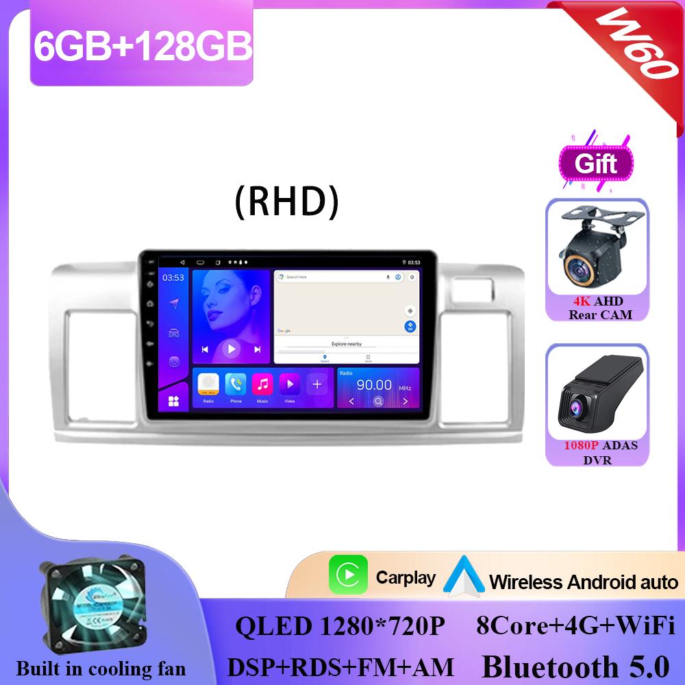 Carplay Android 14 для Toyota Raum 2 Z20 2003 - 2011 RHD Android Auto Radio Stereo Multimedia Player Navigation GPS NO 2din DVD