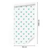 Heart Wallpaper White, Mint and Sea Blue 50x1000