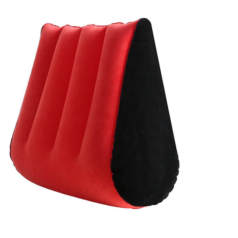 Подушка Надувная Флокированная Подушка Волшебный Треугольник Хакер - Эротическая Подушка для Позиций для Пар, Подушка для Позы Сзади