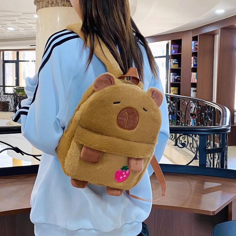 Soft Plush Childrens Backpack With Lightweight Design And Anime Character For School And Travel