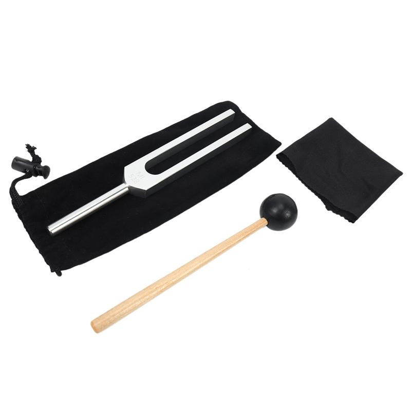 A96I-6X Tuning Fork 528C 528HZ Tuner With Mallet Set For DNA Repair Healing Nervous System Testing Tuning Fork Health Care
