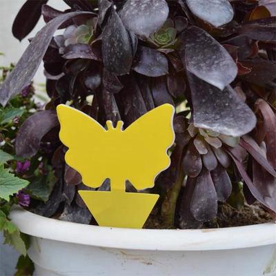 Липкая ловушка двухсторонняя желтая и синяя приманка для насекомых для теплиц - незаменима для борьбы с плодовой мушкой, трипсами и бытовыми вредителями.