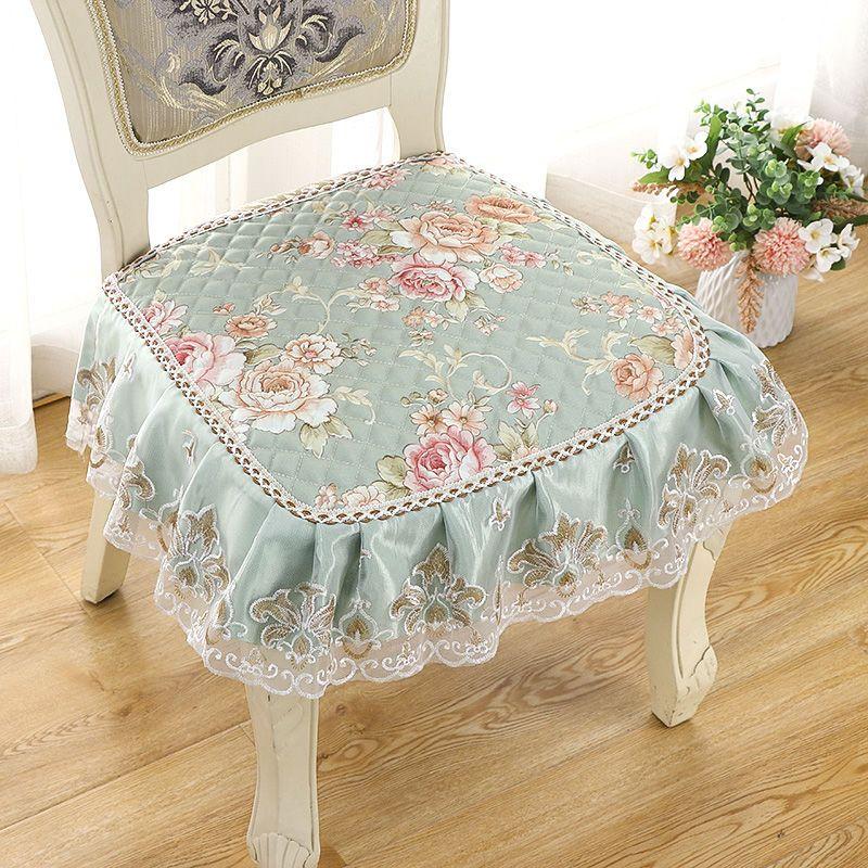 1 шт. Нескользящая подушка на стул для дома и офиса - моющаяся, тканевая подушка на сиденье в современном стиле для обеденных и кухонных стульев