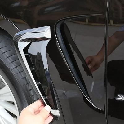 Для BMW X5 F15 X5M F85 2014-2018 ABS Черный/Серебристый/Углеродное волокно накладка-жабра на крыло автомобиля Автоаксессуары
