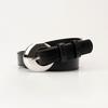 Moon Silver Fashion Belt For Women With Alloy Buckle And Leather Look For Casual Wear