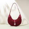Croissant High-end Shoulder Bag Fashionable Horizontal Bag Bag Women Crescent Armpit Bag