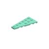 50pcs 54384 Wedge Plate 6 x 3 Left Bricks Collections Bulk Modular GBC Toy For Technical MOC Set Buildings Blocks Compatible