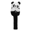 Чехол для гольф-клуба Мультяшный чехол для головки гольф-паттера Мягкие защитные чехлы в форме панды для гольфа