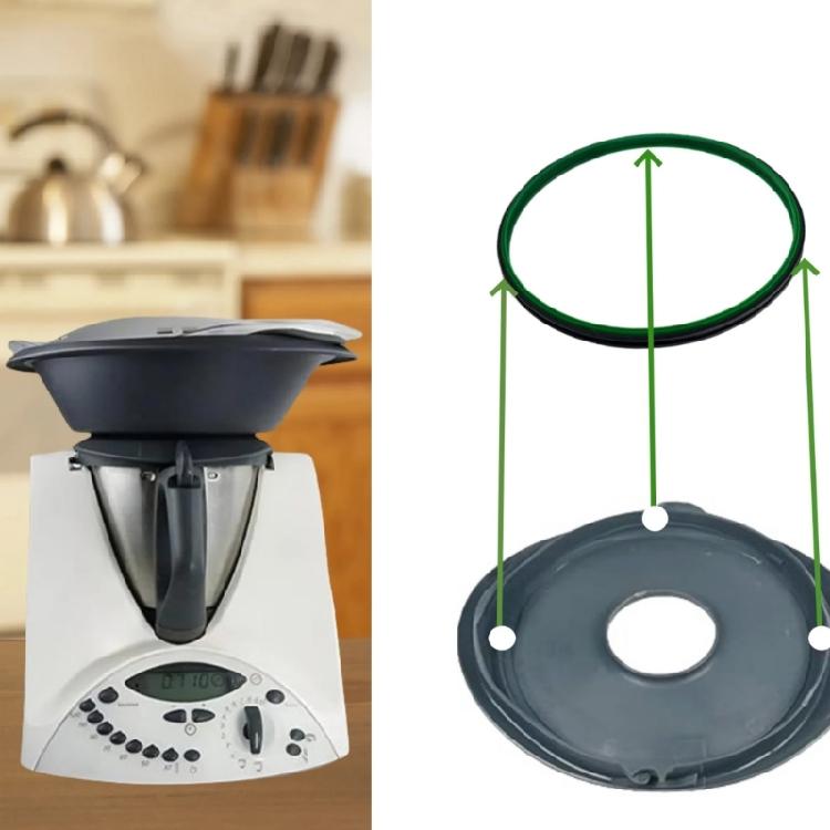 Кухонная машина Уплотнительные кольца Аксессуары для блендера Силиконовая текстура Подходит для ремонта крышки блендера Безопасно для мытья в посудомоечной машине
