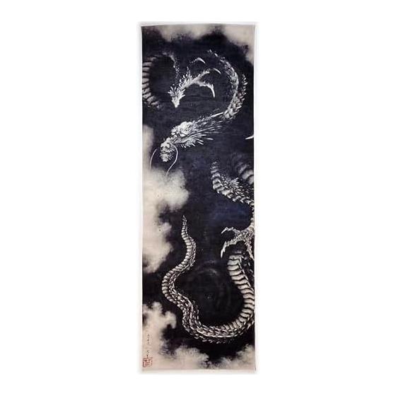 Ukiyo-e Tenugui Towel - Cloud Dragon by Hokusai - 100% Cotton - Made in Japan