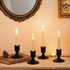Metal Taper Candlestick Holders Gold Silver Desktop Candlestick Adornment  Home Decoration