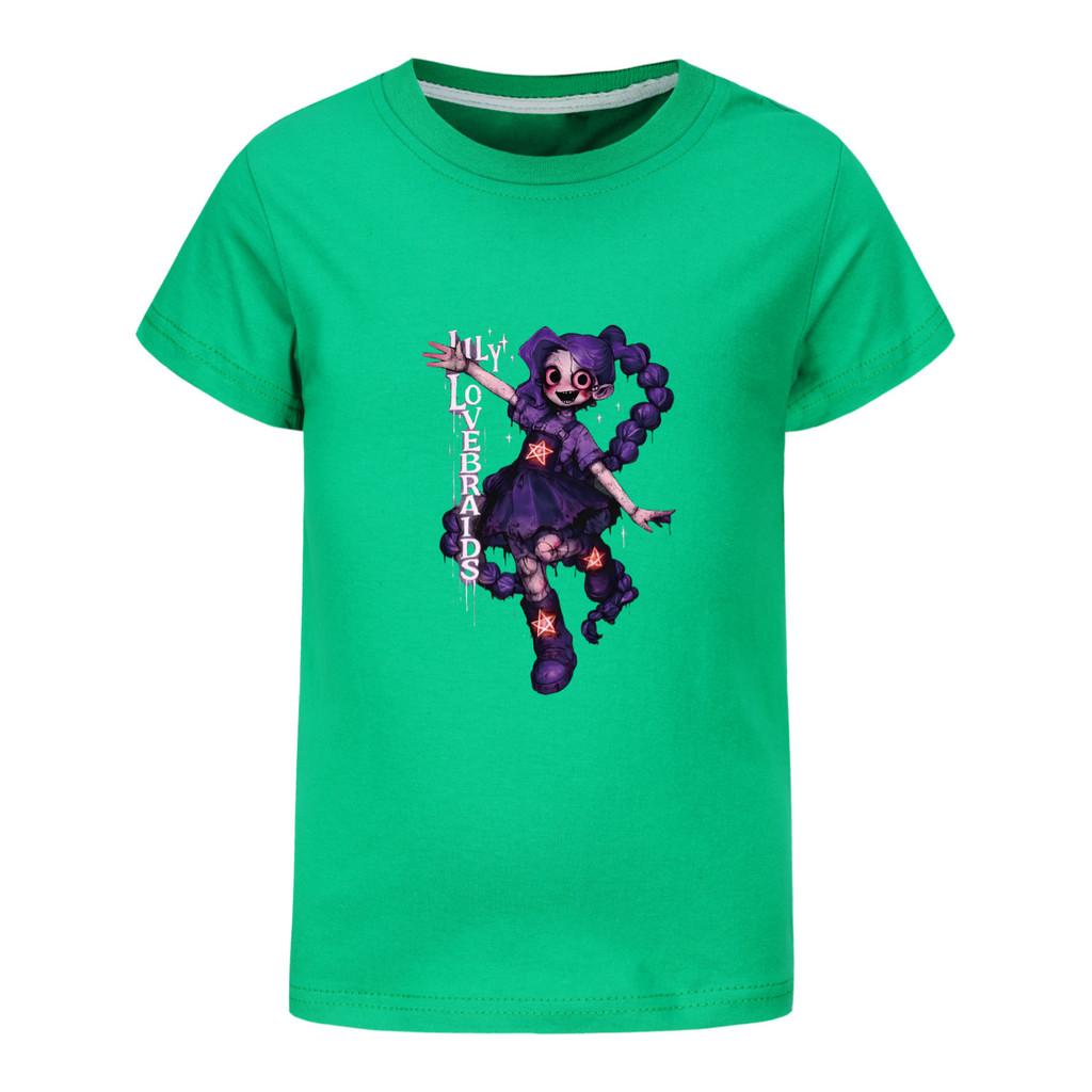 5583 Детская футболка для девочек Lily Lovebraids с коротким рукавом из хлопка