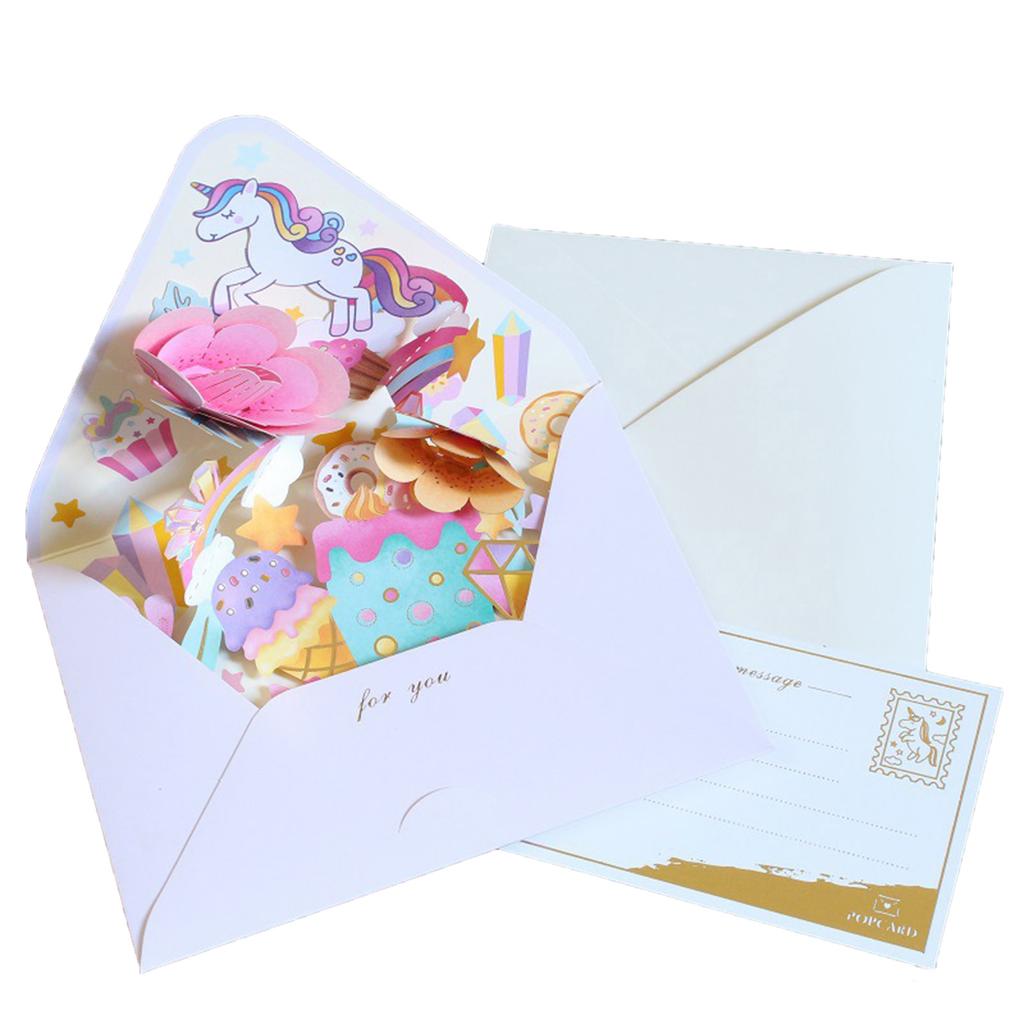 Многофункциональная 3D открытка с цветком, поздравительная открытка, подарочная карта, подарок своими руками, сообщения, изготовлено с заботой, конверт, подарки для мамы