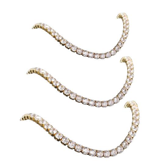 Ожерелье-колье Геометрические украшения в стиле хип-хоп Красочное сверкающее ожерелье Ювелирные изделия Подарки