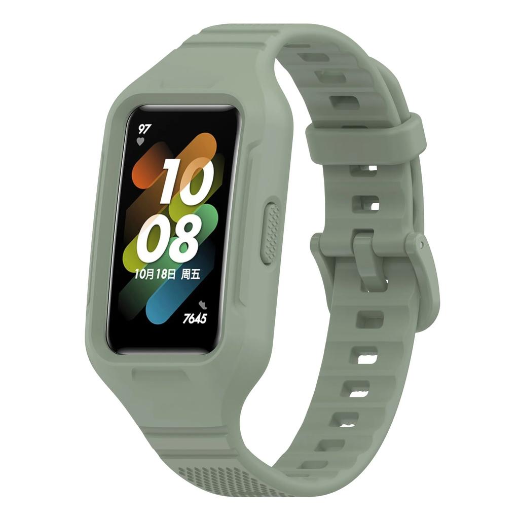 Силиконовый ремешок для Huawei Band 9 Women Men Smartwatch Huawei Band 8/7/6 Интегрированный спортивный ремешок и чехол