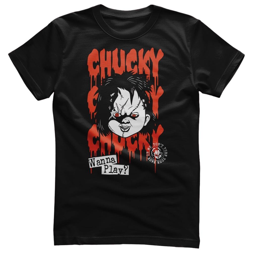 Officially Licensed Chucky Don'T Turn Your Back On Me Mens T-Shirt