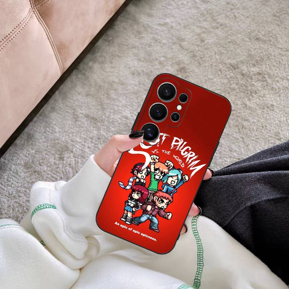 S-Scott Pilgrim Phone Case For Samsung S 24 fe 25 Ultra plus 20 lite 21 30 22 23 24 22 Ultra 5G Fundas