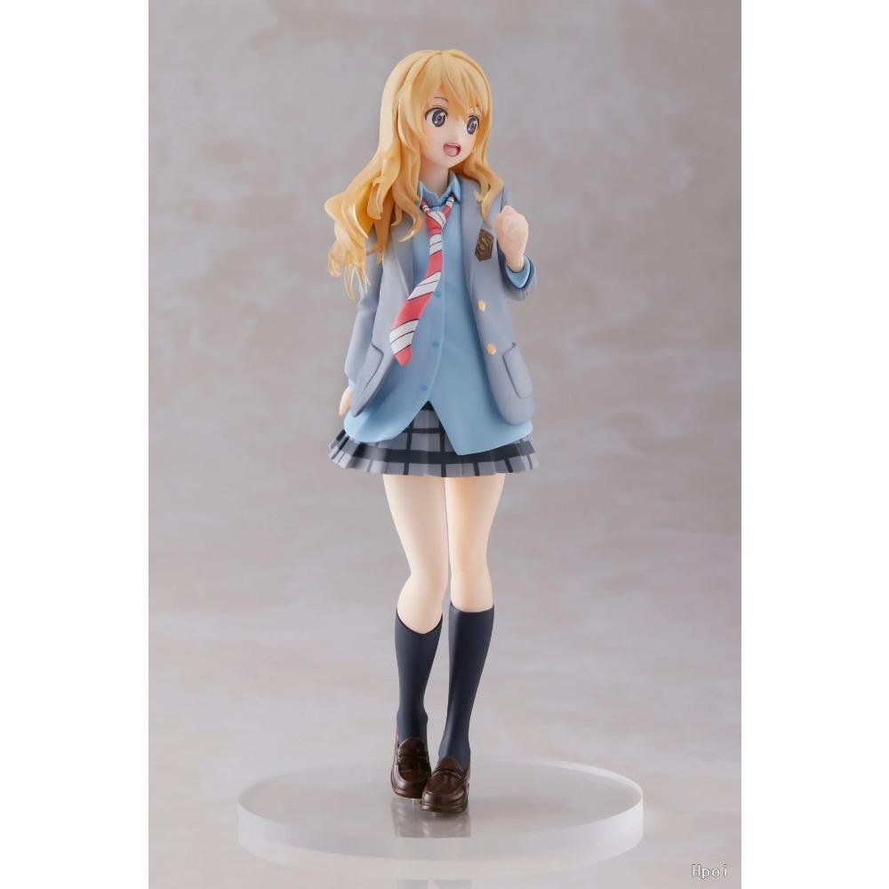 Anime Shigatsu wa Kimi no Uso Miyazono Kaori Figure Your Lie in April School Uniform JK Dress Up Model Toy Gift Action Figure