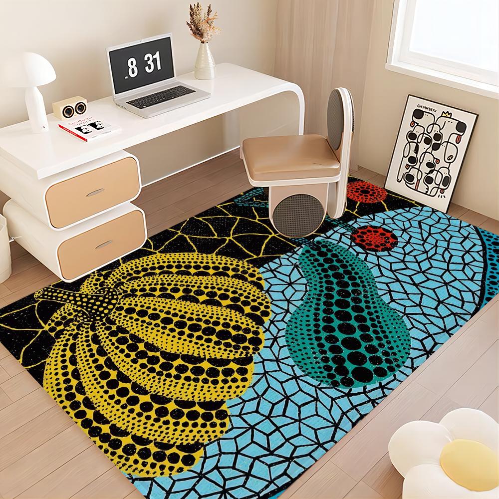 Yayoi Kusama Floor Mat Bath Mat Nordic Style Home Doormat Bathroom-Toilet Mats Bedroom Welcome Doormat