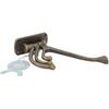 OVOV Rustic Tirple Swivle Hook Zinc Alloy Wall Mounted Coat Hook Multifunctional Foldable Decoration Robe Hook(Antique Bronze)