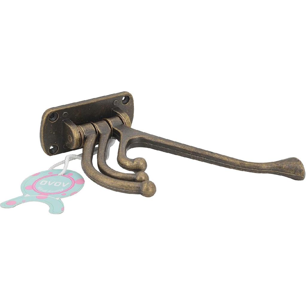 OVOV Rustic Tirple Swivle Hook Zinc Alloy Wall Mounted Coat Hook Multifunctional Foldable Decoration Robe Hook(Antique Bronze)