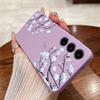 Чехол для Samsung Galaxy S25 S24 S23 S22 Ultra S21 S20 FE A15 A25 A52 A53 A54 A55 A56 5G Coque Ударопрочный Мягкий Чехол-Крышка с Цветами