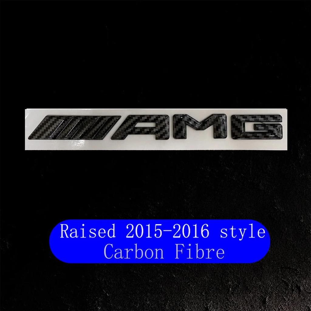 DHP3  New 2025 Hot AMG Logo Car Tail Trunk Auto Emblem Sticker Accessories For Mercedes Benz Brabus Smart Maybach W204 GLC CLA W205 W2