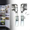 2Pcs Fridge Freezer Door Hinges Refrigerator Easy To Install Mounting Screws Flat