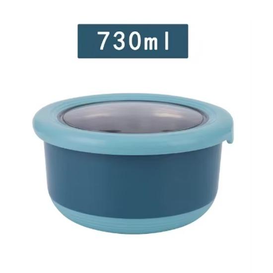 Коробка для хранения свежих продуктов из нержавеющей стали, герметичная миска для еды, не допускающая ожогов, с крышкой, кухонная герметичная миска для еды, коробка для хранения свежих продуктов