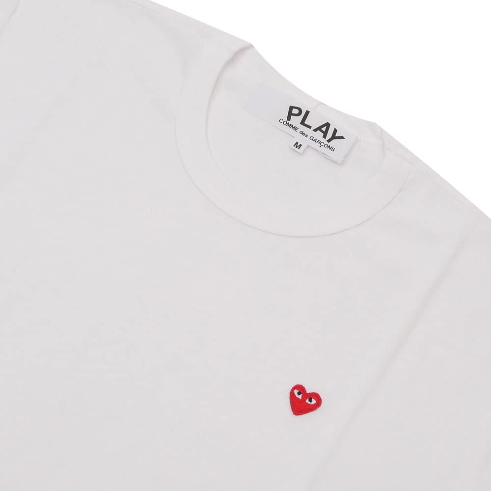 COMME des SMALL RED HEART TEE Длинный рукав БЕЛЫЙ [PLAY GARCONS] Футболка L/S [размер XL]