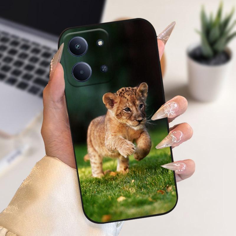 Для Xiaomi Poco C85 4G Чехол Стильный Ударопрочный Мягкий Силикон ТПУ Чехлы Для Телефона Для Poco C 85 POCOC85 171мм Чехол Fundas Coque