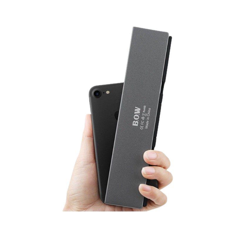 BOW Hangshi HB199 Портативная складная Bluetooth-клавиатура для планшетов и Android-телефонов