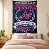 Atlanta Braves Tapestry highquality for decorating living room bedroom dorm walls ideal as bedroom wallart orholiday gift