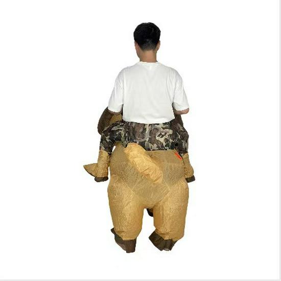 Надувной костюм мопса на велосипеде для Хэллоуина - Хит продаж, маскарадный костюм и наряд для розыгрышей