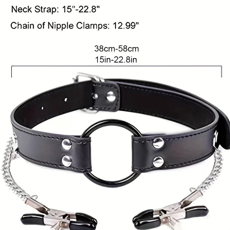 2 шт., БДСМ, уплотнительное кольцо для рта, зажим для сосков, корсет, удерживающий пояс, секс-игрушки, товары для взрослых, сексуальный бондаж, SM, ошейник, удерживающий рот, кандалы, кожаные тренировки