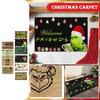 Xmas Welcome Christmas Mat Non-Slip And Washable Doormat Decoration Door Mat Entrance Rugs