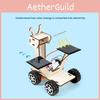 Simulated Lunar Wooden Rover Assembly Model Material Set Children Toys Puzzle