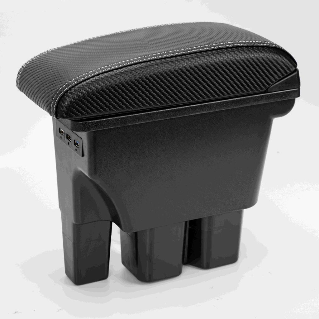 Кожаный подлокотник с рисунком из углеродного волокна для Suzuki Jimny JB64/JB74