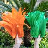 1 метр 25-30 см Петушиные перья Отделка Бахрома Окрашенные Натуральные Перья Петуха Лента Для Вечеринки Костюма Одежды Головного убора Украшение