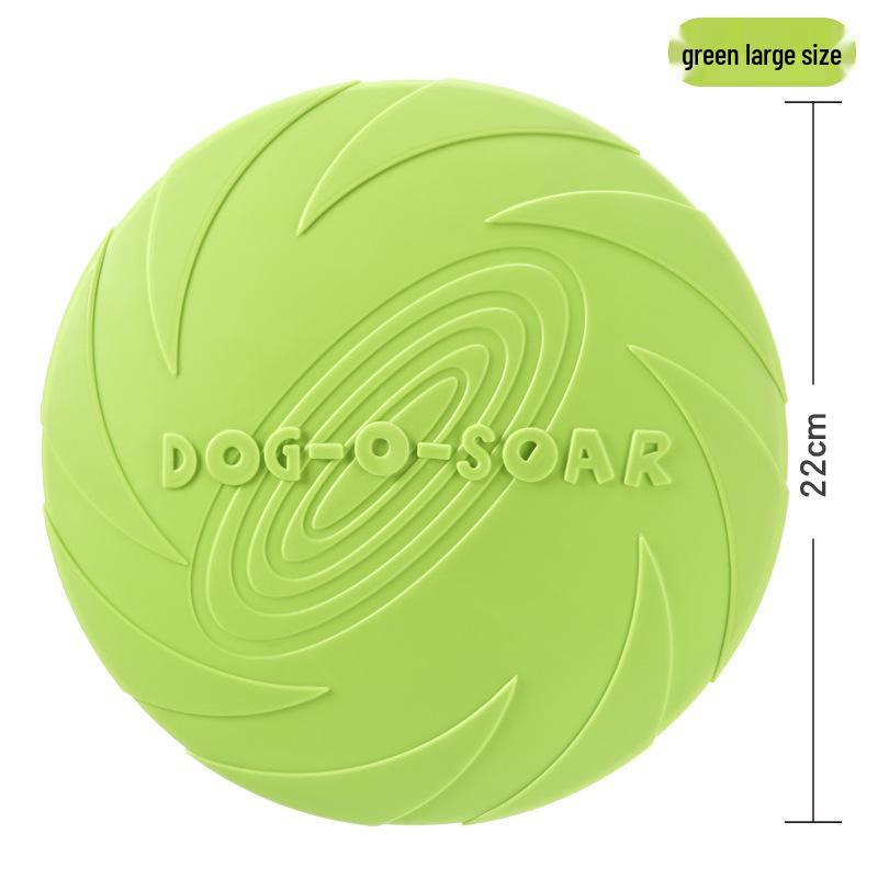 DOG-O-SOAR Bite-Resistant Floating Silicone Dog Frisbee Toy
