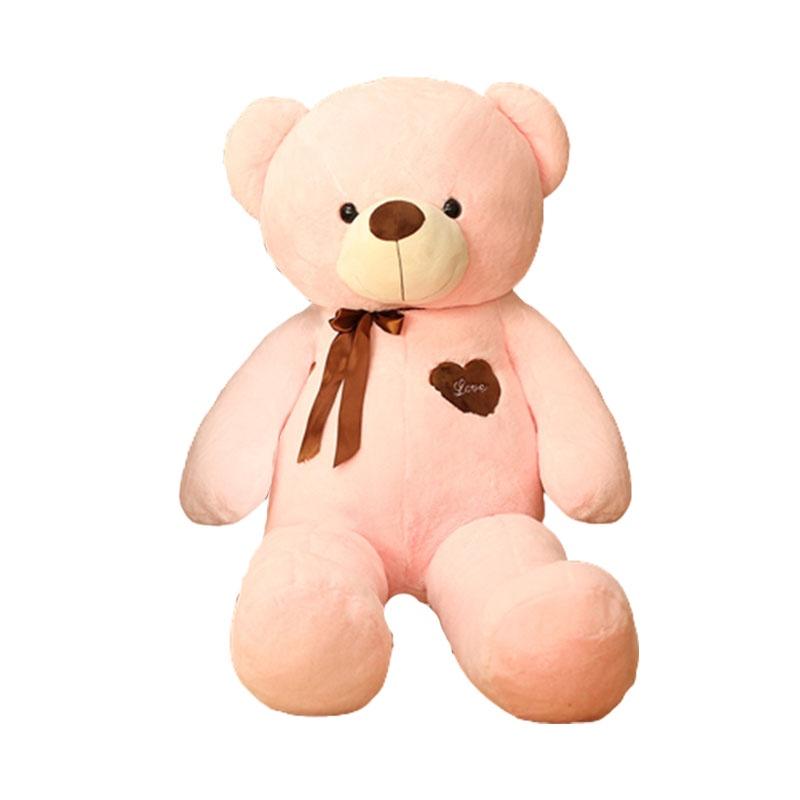 Genuine Teddy Bear Plushie With Silk Ribbon Perfect Gift For Baby Showers And Birthdays