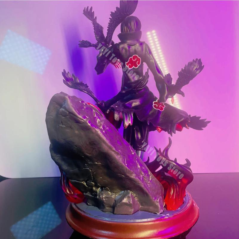 28 см Наруто Учиха Итачи Фигурка - Акацуки Коллекционная Статуэтка LIGHT UP Аниме