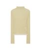 COVERNAT WOMAN Wool Tencel Turtleneck T-Shirt Butter