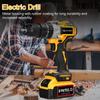 Household 80Nm Multifuctional 21V Electric Drill 2 Speed Control 3 Working Modes Stepless Speed