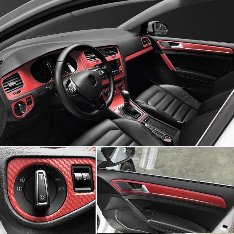 Practical Black Decal Car Roll Wrap Sticker Vinyl 3D Carbon Fiber DIY Film Sheet