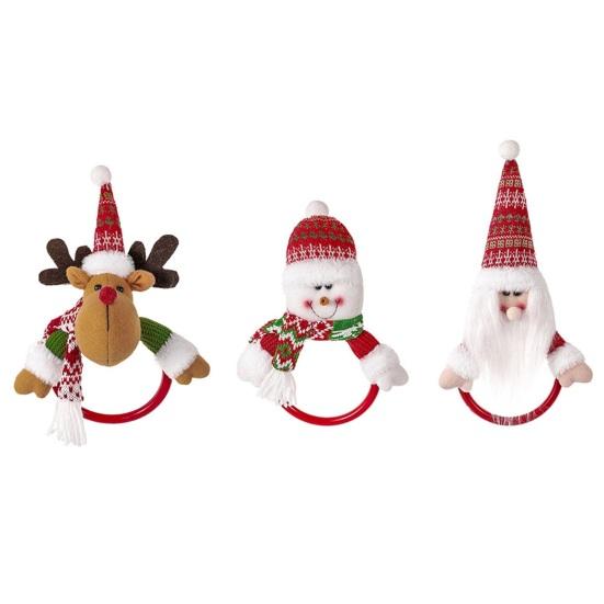 Рождественское полотенце, подвесные праздничные декоративные принадлежности, снеговик, Санта-Клаус, лось, дизайн, идеальный подарок своими руками