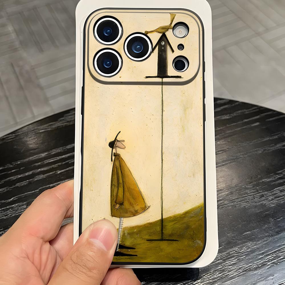 S-Sam Toft Art Phone Case For IPhone 17 Pro Max 16 15 14 Pro Max 13 11 X Xs Xr 8 7Plus Silicone Cover