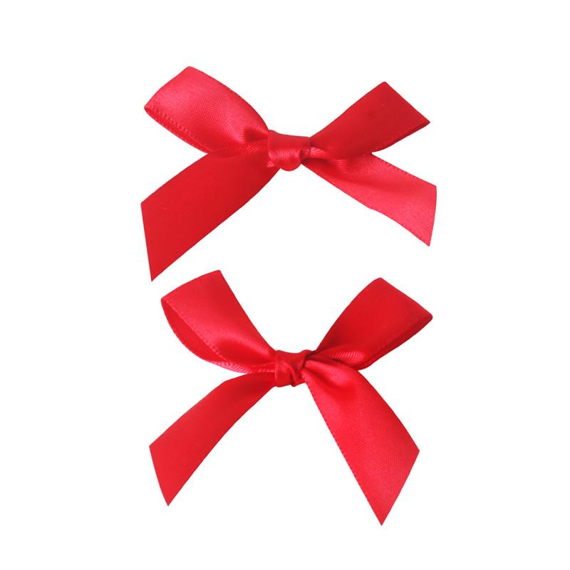 Лента-бантик ручной работы из корейской атласной ленты, лента для самостоятельного изготовления цветов, разнообразные декоративные фиксированные ленты