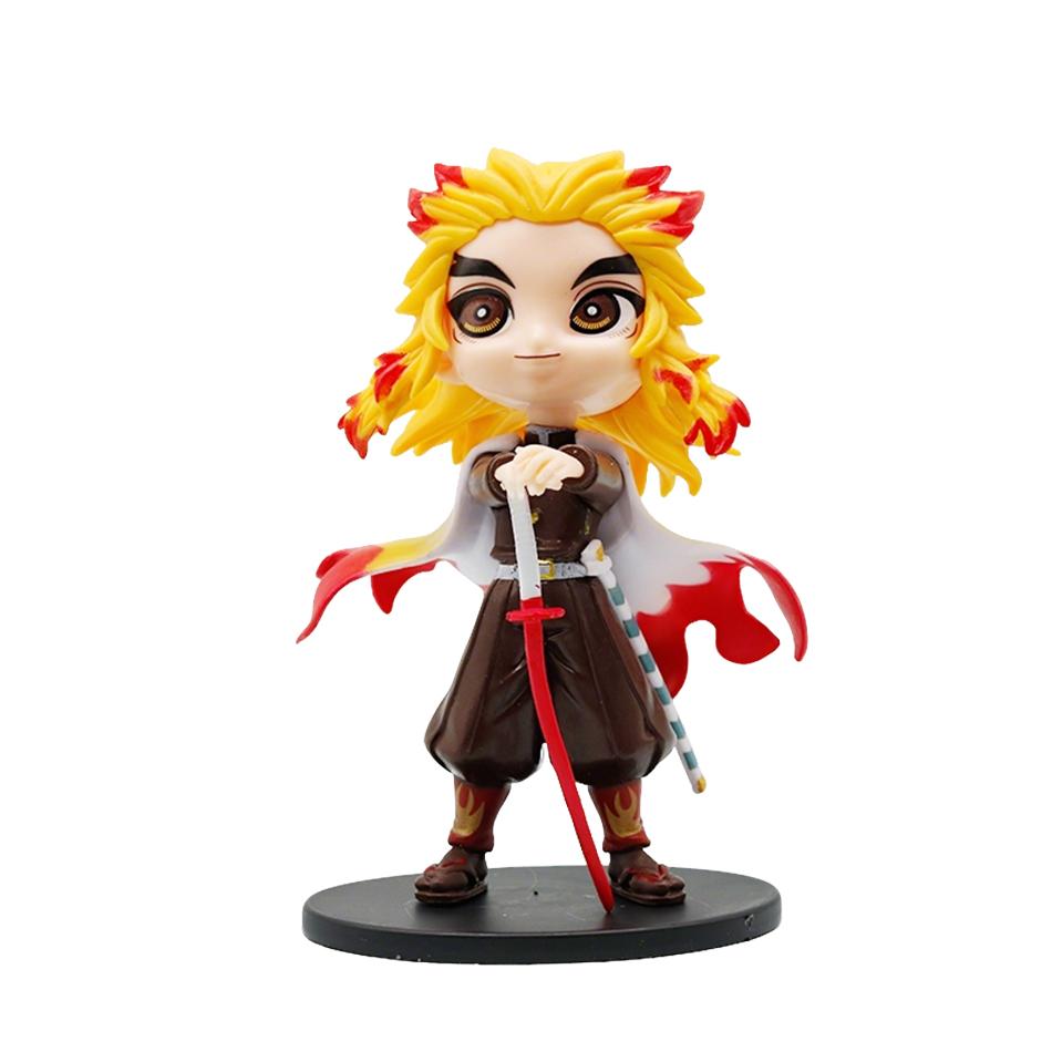 Новое аниме 13 см, фигурка убийцы демонов Nezuko Tanjirou Zenitsu Inosuke Kyoujurou Giyuu Kawaii Qposket, модель из ПВХ, игрушки, подарок для детей